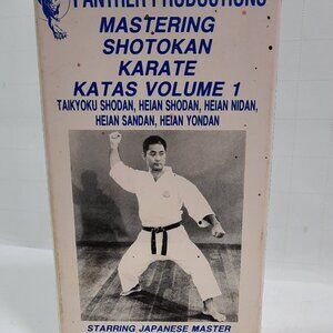 Mastering Shotokan Karate KATAS Vol 1 VHS Tape Panther Prod. Kenneth Funakoshi